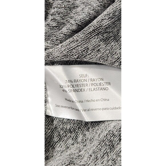 Peace And Pearls Blouse For Women Size Medium relax fit Gray With Pearl Trim - Picture 11 of 12